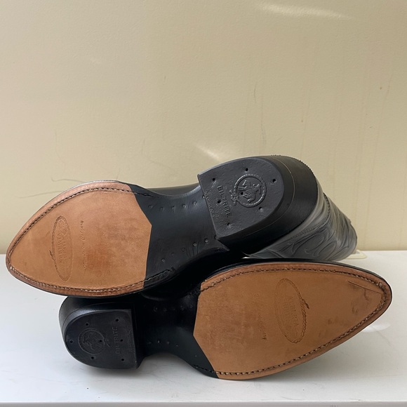 NWT Alberta Boot Black Cowhide Leather Cowboy Western Boots Women Size 10 US - Picture 4 of 8